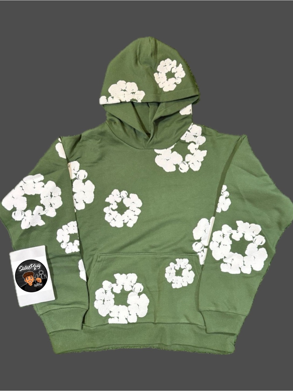 Denim Tear Green Wreath Hoodie